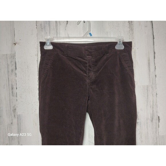 Kut from the Kloth Trouser Skinny Pants Womens Plum Purple Velvet Size 6 - Picture 3 of 7